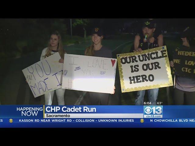 CHP Cadets Run From The Academy To Capitol In Graduation Tradition