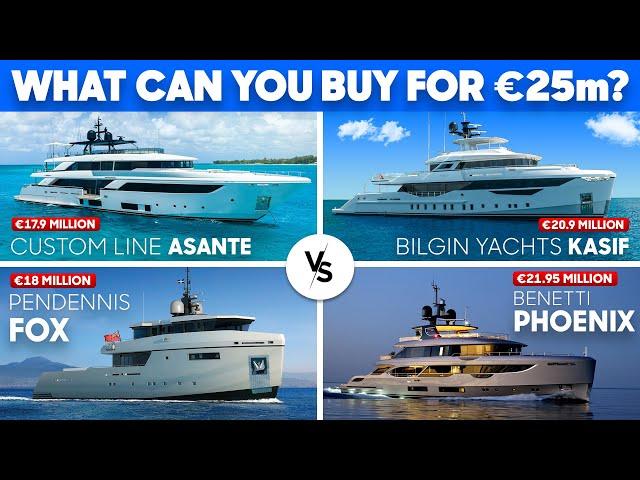 What €25 Million Buys You In Europe - Superyacht Special 2024