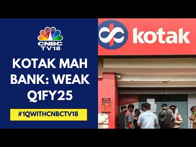 Kotak Mahindra Bank Reports A Weak Q1FY25, Deposit Growth At 6-Quarter Low | CNBC TV18