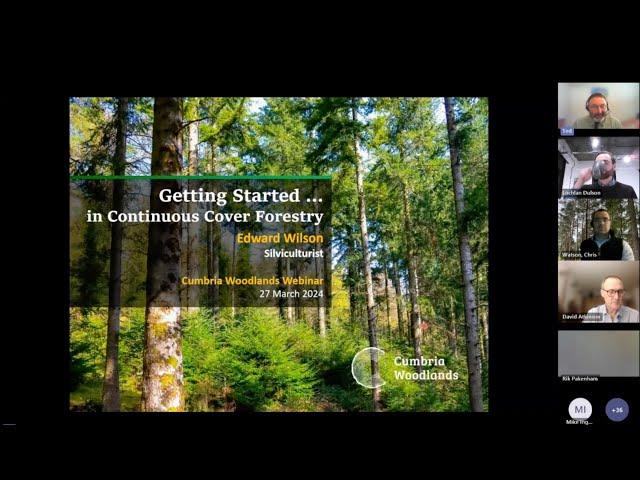 Webinar - Getting Started in Continuous Cover Forestry