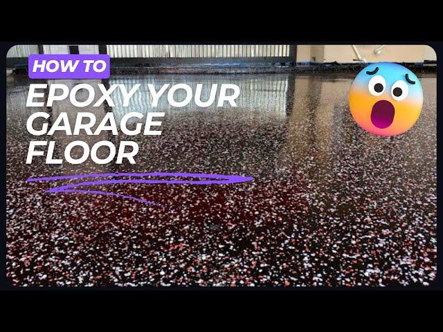 The Ultimate Black Epoxy Garage Floor Makeover