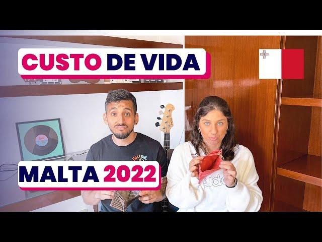 CUSTO DE VIDA EM MALTA 2022 - SAIBA QUANTO CUSTA TUDO NA ILHA