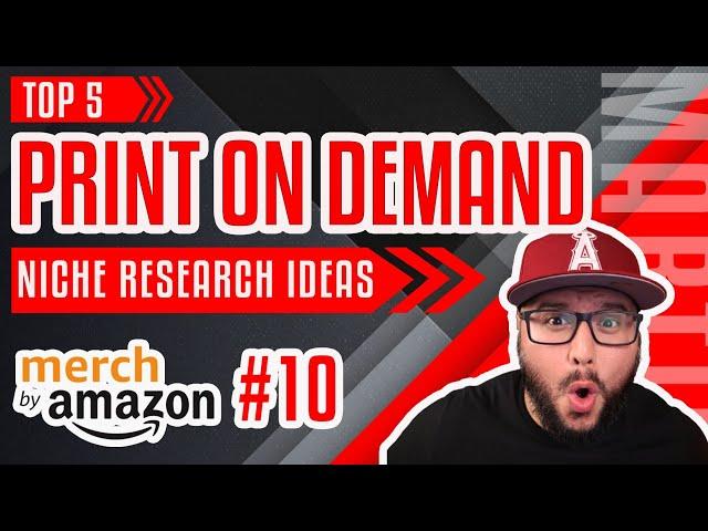 Top 5 Print on Demand T Shirt Niche Research Ideas 2022 #10 Merch by Amazon | Low Competition Niches