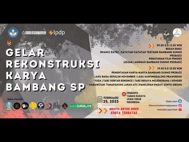 Gelar Rekontruksi Karya Bambang SP