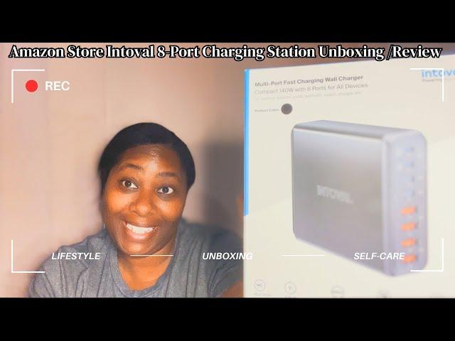 All About Lady Brandy J | #amazonfinds Intoval 8-Port Charging Station Unboxing / Review