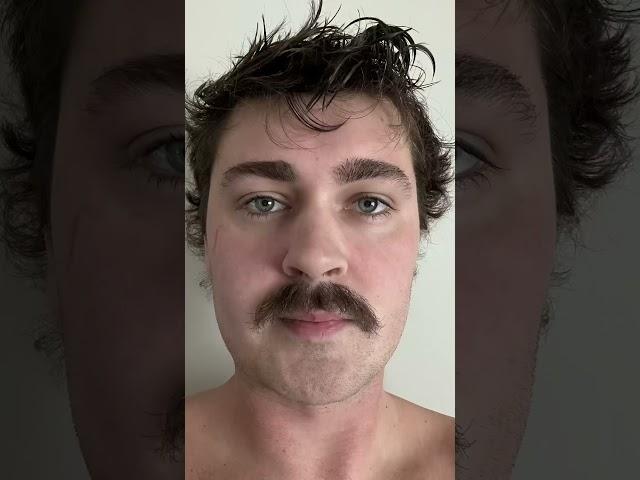 86 day mustache growth #mustache #timelapse