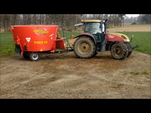 Testy nowego nabytku wozu paszowego DAF Agro T-REX10 STEYR 6125 PROFI