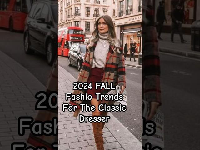 2024 FALL Fashion Trends For The Classic Dresser #fashionover50 #fashionover40 #affordablefashion