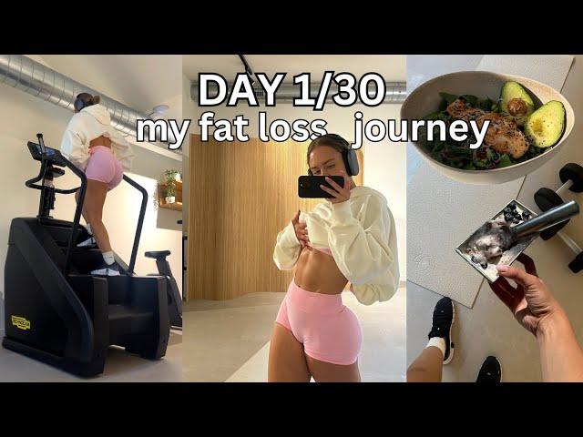 DAY 1/30 OF MY FAT LOSS JOURNEY: What I Eat & How I Train In A Day