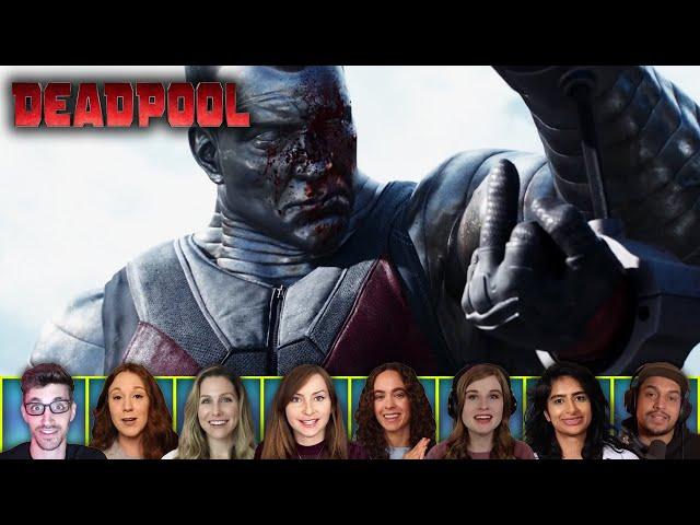 Reactors Reactions to DEADPOOL FIGHTS COLOSSUS | Deadpool (2016)