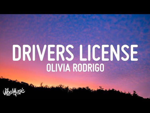 Olivia Rodrigo – drivers license (Lyrics)