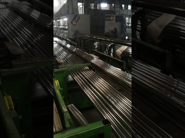 [LX Machinery] Stainless steel round pipe automatic non-scratching unloading machine in pipe factory