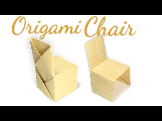 Regular Origami Chair Tutorial (Hyo Ahn)