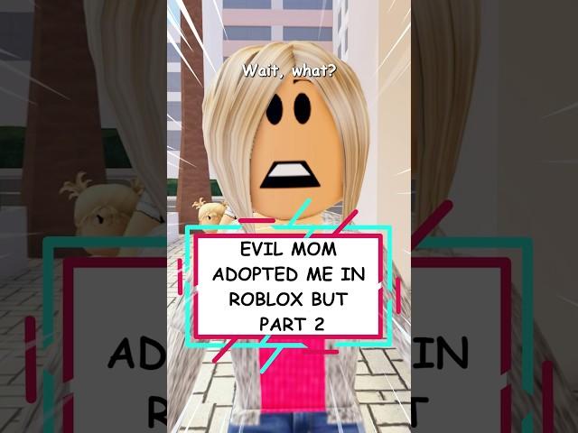 SINGLE MOM adopted me in Roblox BUT... Part 2 #roblox #berry #shorts