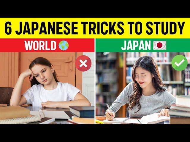 6 Japanese SECRETS for students to become TOPPERS|