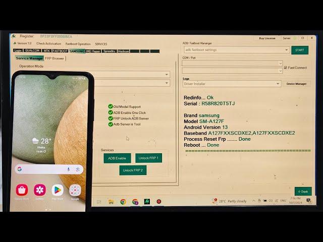 Samsung FRP Bypass 2024 New Tool Android 12/13/14 Google Account Bypass One Click