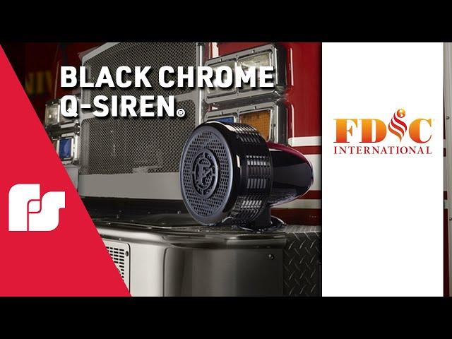 Federal Signal FDIC 2023 - Black Chrome Q-Siren®