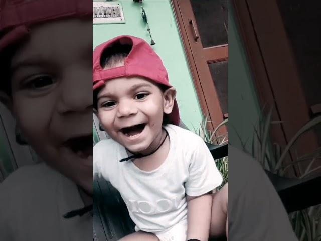 Papa ka beta l #cutebaby l #youtubeshorts #harekrishna @KrishnavedM