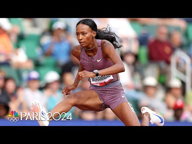 Dalilah Muhammad ROLLS onto 400m hurdles semifinal at U.S. Trials | NBC Sports