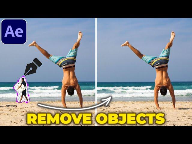 Remove Objects From Video in After Effects | Content Aware Fill