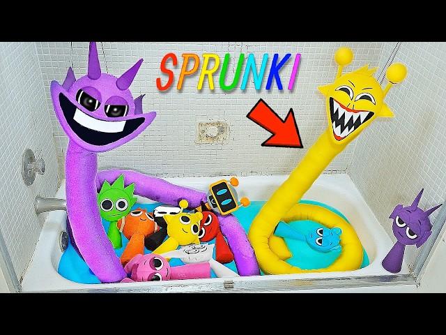 SPRUNKI (Evil Simon & Evil Durple Bath Party) INCREDIBOX SPRUNKI