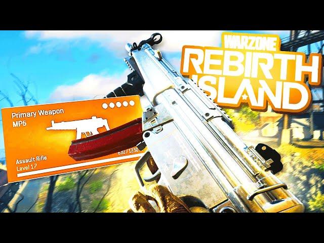 the MP5 is META on REBIRTH ISLAND!  (Best MW MP5 Class Setup Warzone)