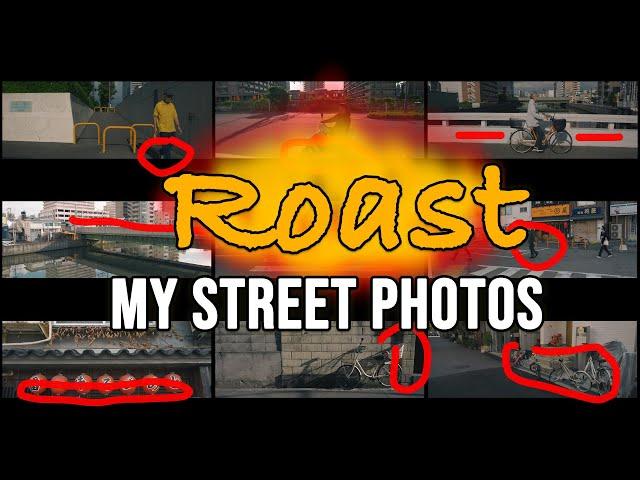 I roasted myself!  Osaka Street 65:24 Photo (Lumix S9 with 26mm f/8)