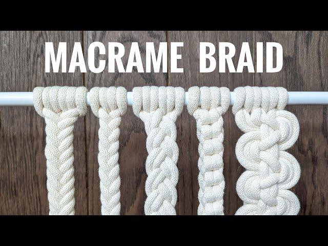 MACRAME BRAIDS TUTORIAL