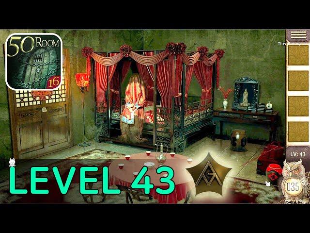 Can You Escape The 100 Room 16 Level 43 Walkthrough (50 Rooms 16)