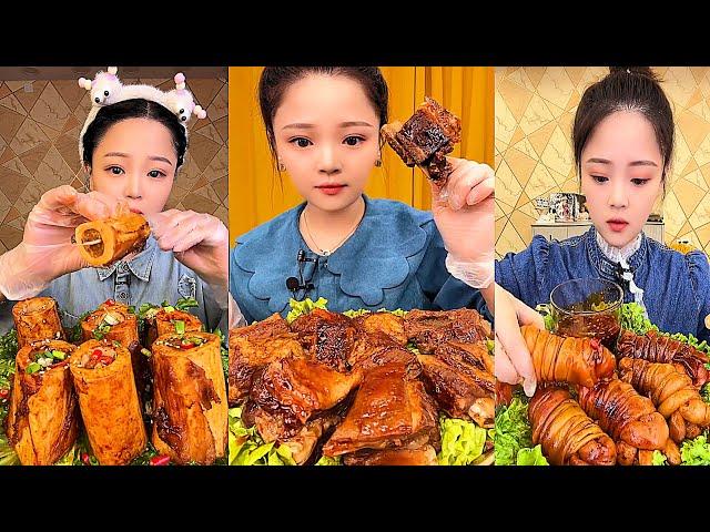 ASMR MUKBANG spicy Pork Bellly Soothing Sounds While Enjoying Delicious 먹방 모음이 팅쇼 리얼 사운드 #298