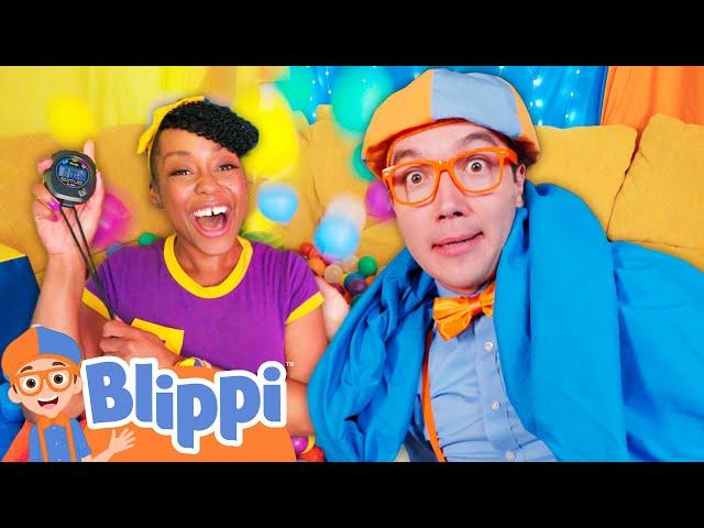 Blippi & Meekah Build The Biggest Coolest Fort! | BEST OF BLIPPI TOYS | Educational Videos for Kids