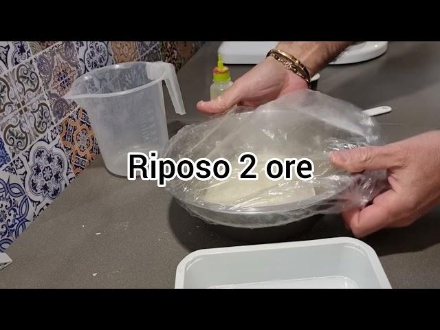 Ricetta pane ciabatta fatto in 3 ore e senza impastare