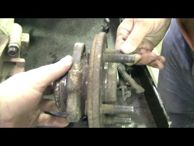 Bad Wheel Bearing Causes Low Brake Pedal