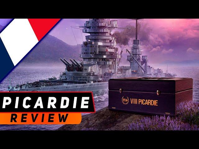 ЛИНКОР PICARDIE! МОЩЬ ДВУХ ШЕРБУРГОВ?! МИР КОРАБЛЕЙ/WORLD OF WARSHIPS