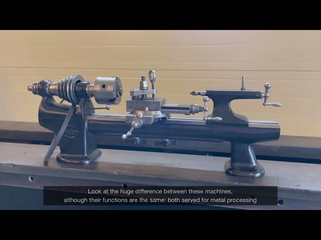 Реставрация токарного станка // Restoration of a lathe.