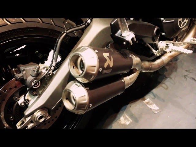 Ducati Scrambler with Akrapovic exhaust ,耀隆重車Maruso Inc.