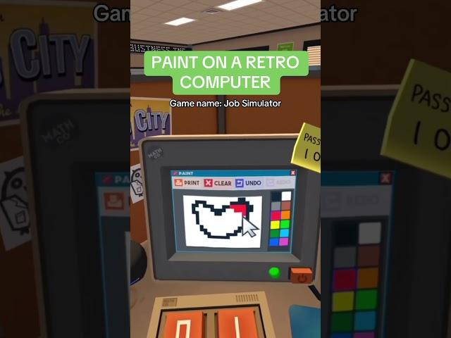 PAINT ON A RETRO COMPUTER ON THE QUEST 3! #vr #quest3 #metaquest