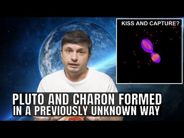 Pluto and Charon Were Formed in a Very Bizarre Kissing Collision