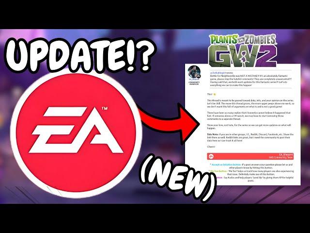 GARDEN WARFARE 2 MIGHT GET UPDATED SOONER THAN EXPECTED!? (UPDATE)