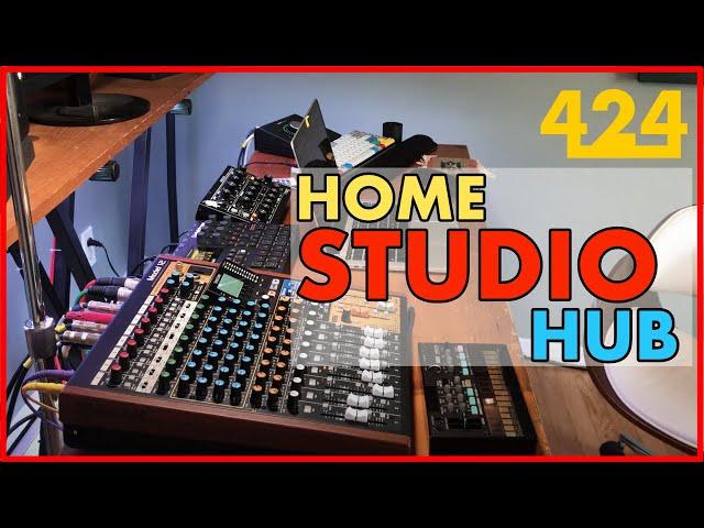 TASCAM MODEL 12 AS A HOME STUDIO MIXER/HUB | 424recording.com