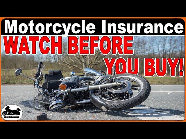 WATCH this before Buying MOTORCYCLE INSURANCE! Get the Right Coverage!