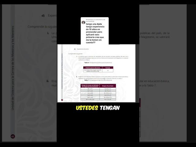 Experiencia docente-Preescolar, primaria y secundaria-#admisión2025