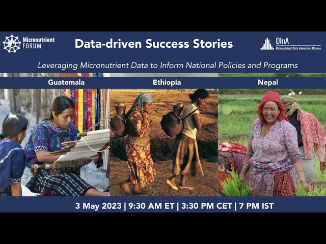 Webinar: 3 May - Data-driven Success Stories