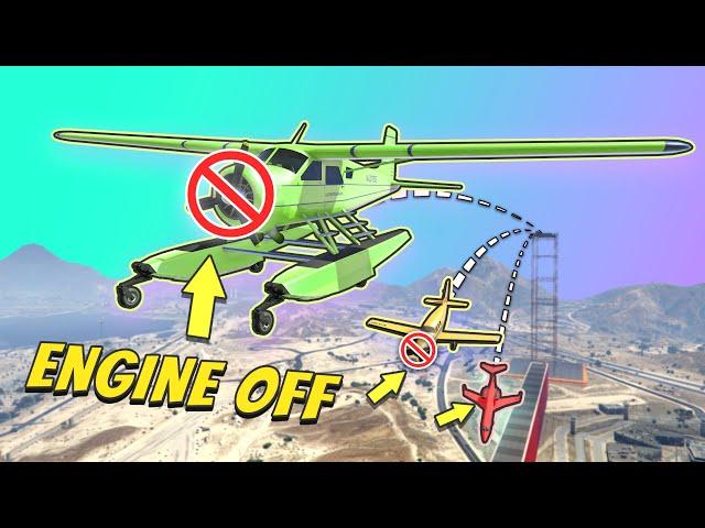 GTA 5 | Which AIRPLANE Can FLY The FURTHEST With ENGINES OFF?