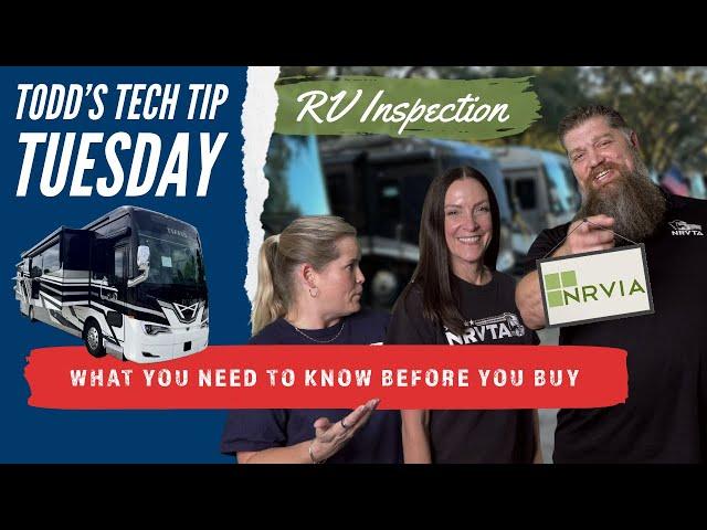 RV Inspection.  What you need to know before you buy.