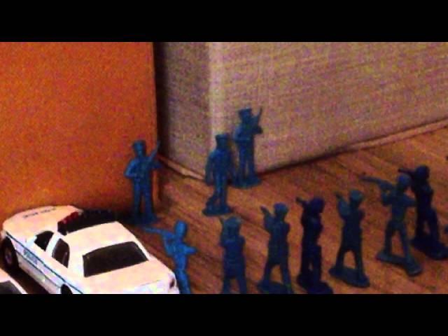 Zombies attack the city (Army Men Stop Motion)