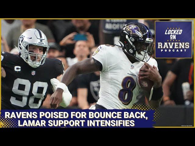 Baltimore Ravens poised for Week 2 bounce back vs. Las Vegas Raiders, Lamar Jackson support picks up