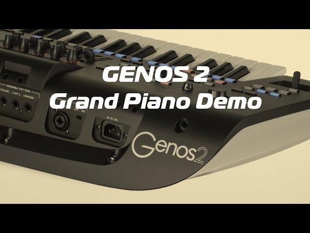 Yamaha Genos 2 Piano Demo - All voices demonstrated.