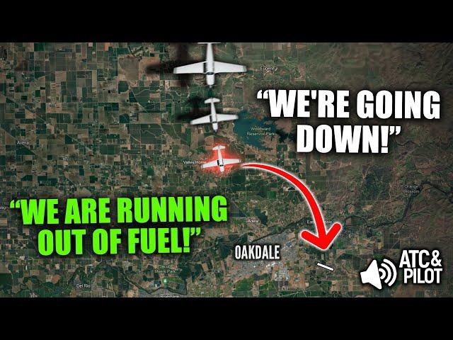 Plane CRASHES due to FUEL EXHAUSTION near Modesto, CA