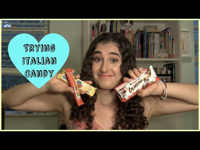 AMERICAN TRIES ITALIAN CANDY | LuciaTepperBeauty